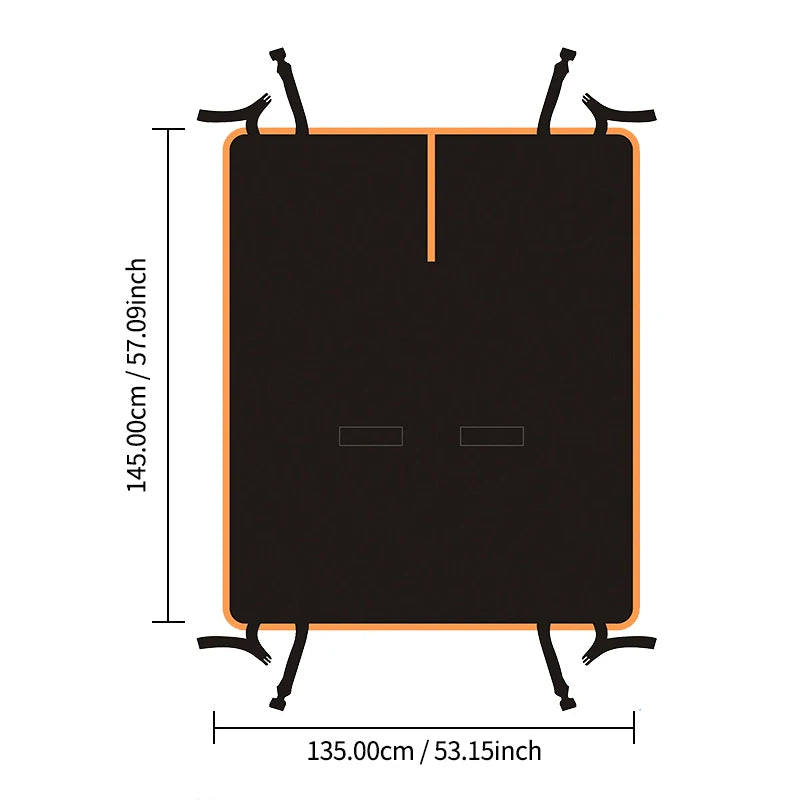 Dog Car Seat Cover for Back Seat,Durable Scratchproof Dog Hammock,Pet Seat Cover Protector for Cars,Trucks and SUVs